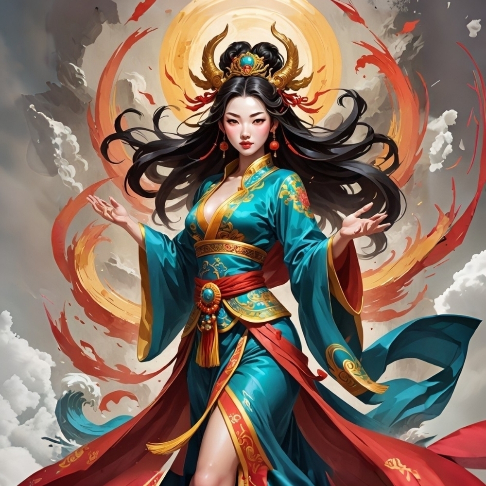 Guan Yin In A Frame 8x10 A.i. Art Print - Picture 2 of 3